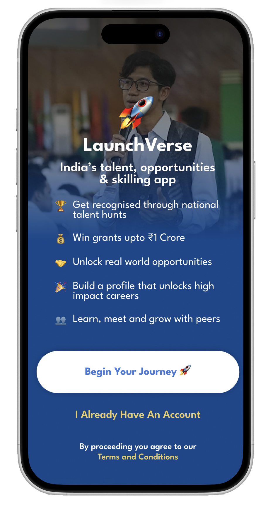 LaunchVerse app preview