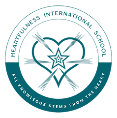 Heartfulness International School, Omega Branch logo
